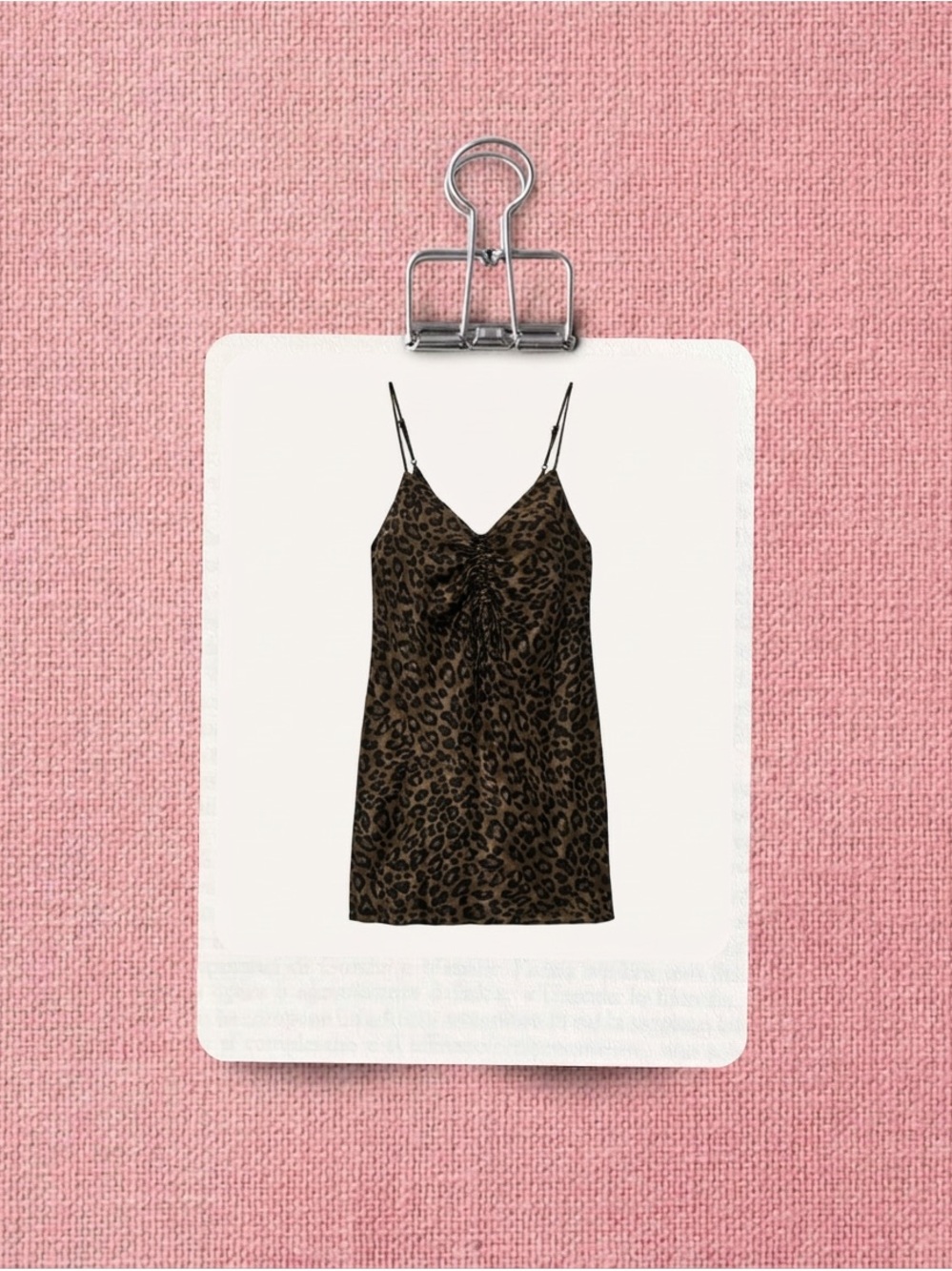 Leopard Print Mini Dress